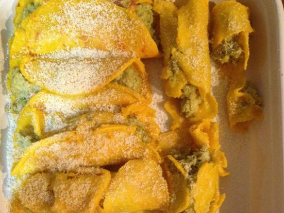 Crepes (senza uova) alla crema di fave