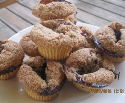 Muffin ai mirtilli con streusel