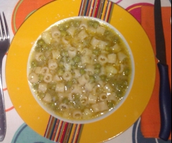 Minestra di patate e piselli