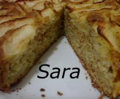 TORTA DI MELE, MANDORLE E LIMONCELLO (senza burro né olio)