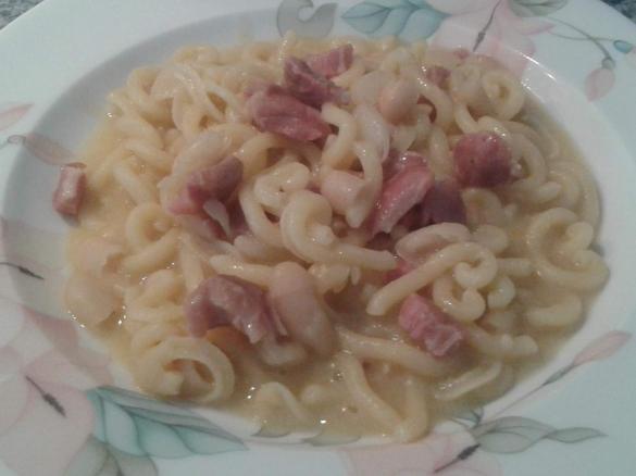 Pasta risottata con fagioli cannellini a modo mio