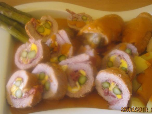 Involtini di lonza con asparagi (contest multilivello