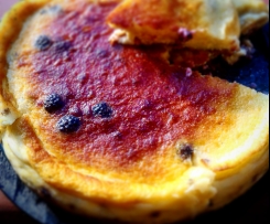 Torta di formaggio e more senza farina