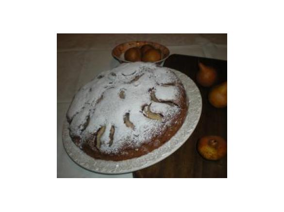 TORTA PERE, CACAO E CANNELLA