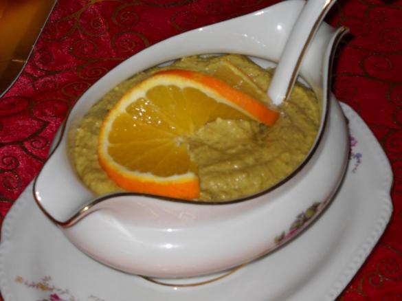 SALSA DI PISTACCHI E ARANCIA