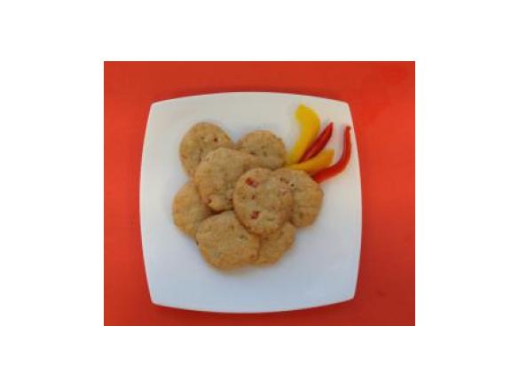 Biscottini salati ai peperoni