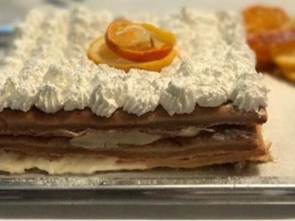 Sfoglia con crema chantilly al limone del team Valente divisione 039 I SASSI