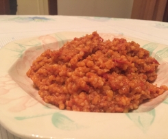 Fregola con salsiccia