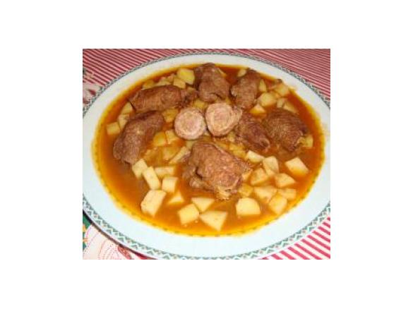 involtini di carne in umido con patate