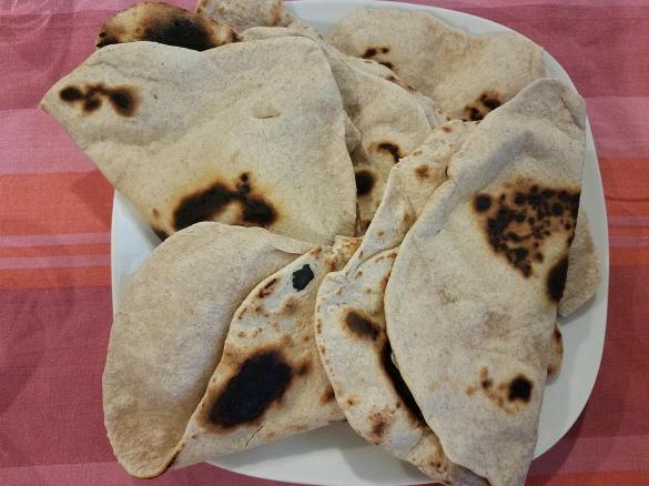 Piadine con esubero di lievito madre