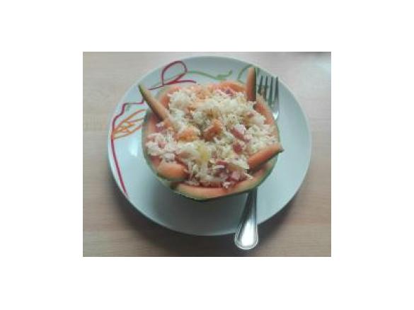 RISO AL MELONE E COTTO