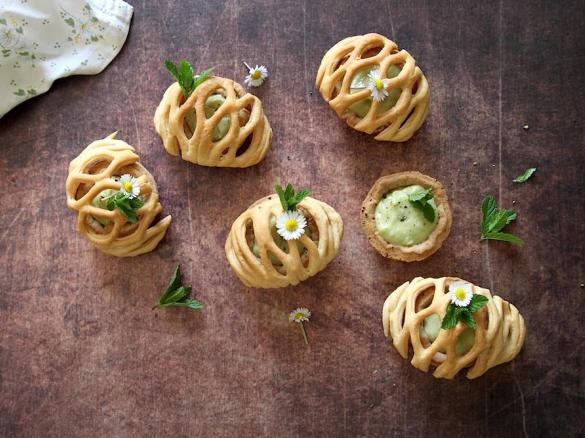 Tartellette vegetariane agli asparagi (contest buffet)