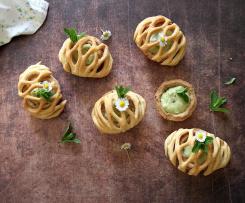 Tartellette vegetariane agli asparagi (contest buffet)