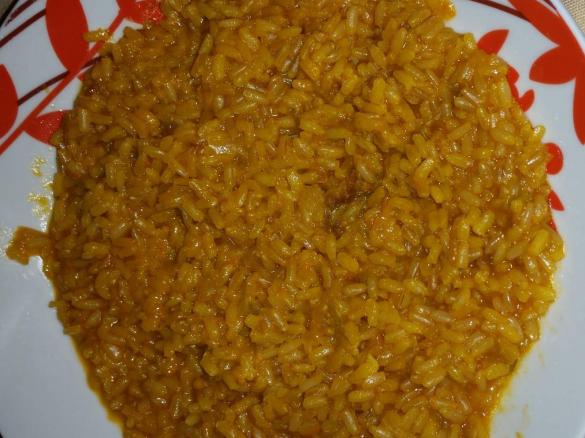 Risotto integrale ai fiori di zucca e zafferano