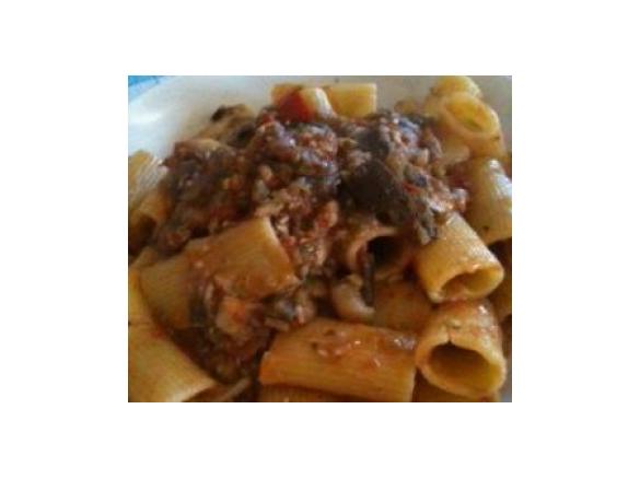 Pennette allo spada con melanzane e rosmarino