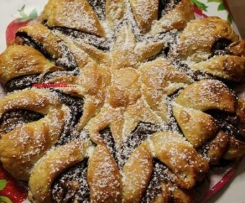 fiore di pan briosche alla nutella