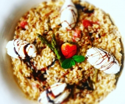 Risotto A(sparagi) FRagOle (DI) e balSamI(A)CO
