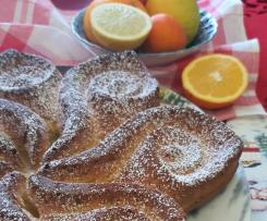 Torta stella agli agrumi