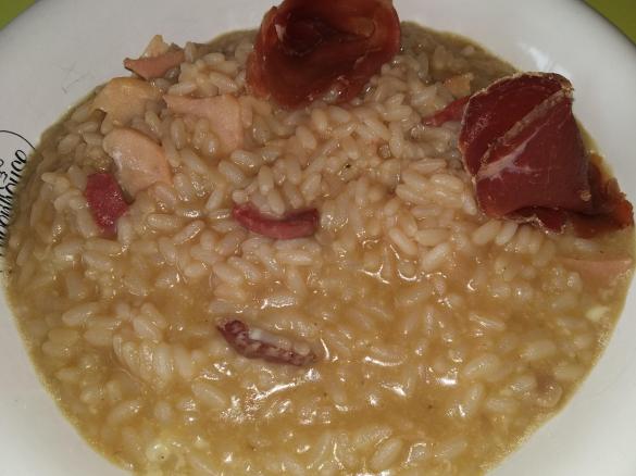 risotto con bresaola