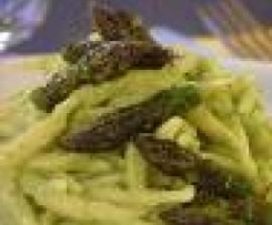 Tagliatelle con Lardo e Asparagi 