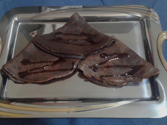 Crepes al cacao