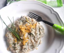 Risotto con Agretti e buccia di  Limone