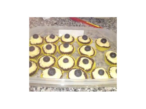 Pirottini con crema al cioccolato