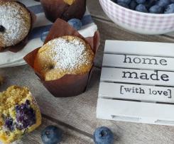 Muffin senza glutine con mirtilli