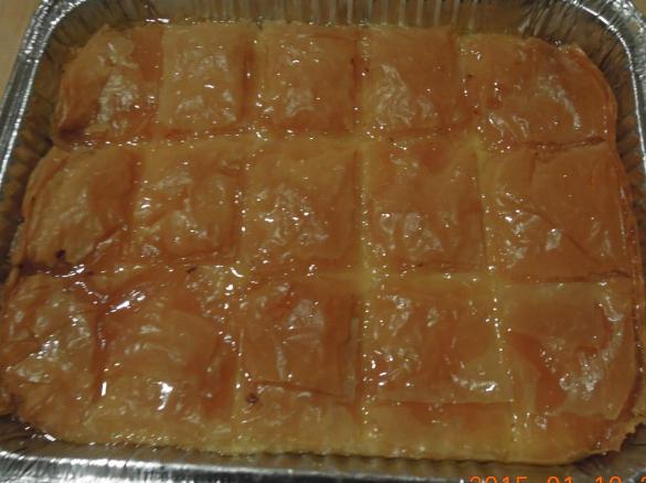 Galaktobouriko fette di vaniglia greca