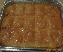 Galaktobouriko fette di vaniglia greca