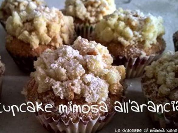 CUPCAKE MIMOSA ALL'ARANCIA