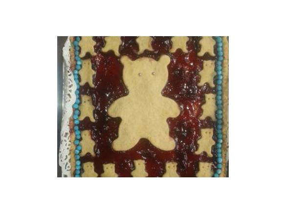 crostatina rossa orso yoghi
