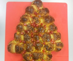 Alberello di Natale di panbrioche