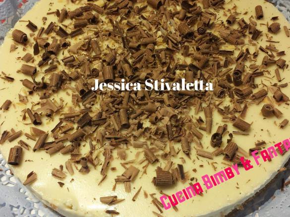 Cheesecake con crema white hippo