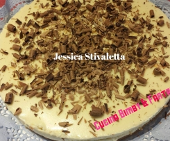 Cheesecake con crema white hippo