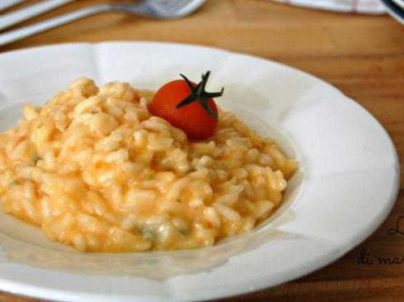 RISOTTO SALMONE E GORGONZOLA