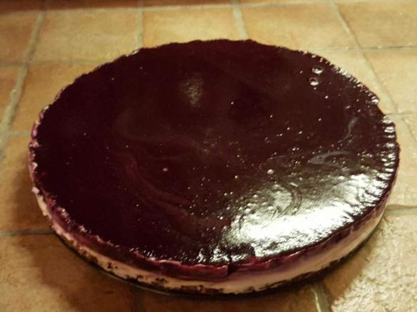 Cheesecake all'uva fragola