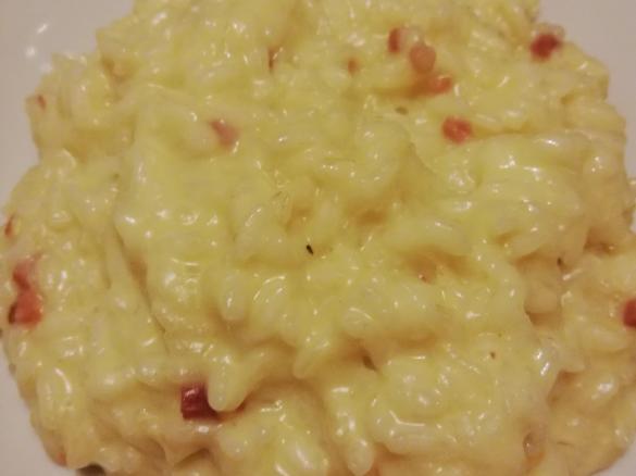 risotto spek e brie