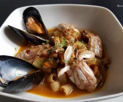 Minestra di molluschi e patate