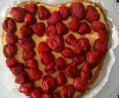 crostata cuor di fragole