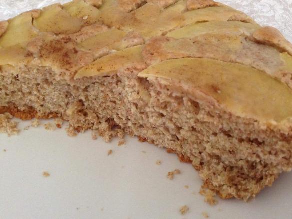 Torta integrale light di mele, cannella e ricotta(senza olio e burro) soffice