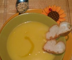 Vellutata di porri allo zafferano