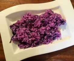 Risotto al cavolo viola