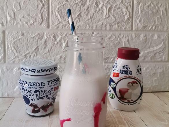 frappè affogato alla amarena