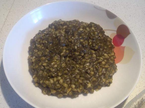 Orzotto agli spinaci