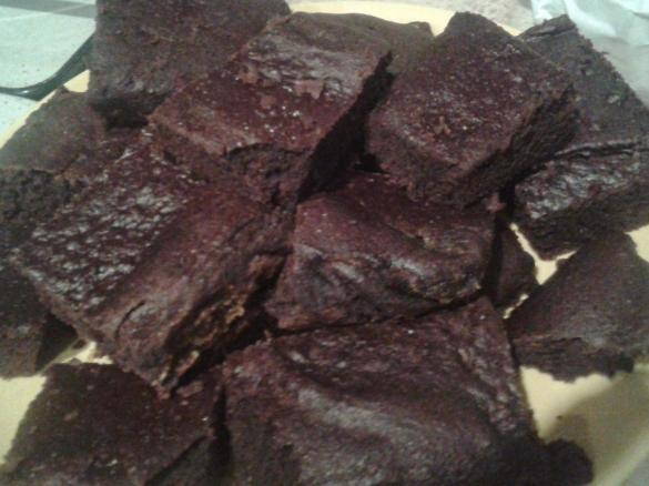 Brownie vegani di zucca e cioccolato 