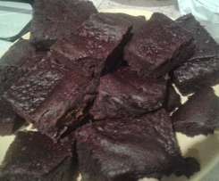 Brownie vegani di zucca e cioccolato 