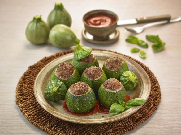 Zucchine ripiene alle erbe