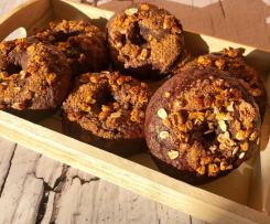 Bagel dolci al cioccolato con copertura croccante (contest merende)