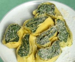 GIRELLE DI ERBETTE E RICOTTA